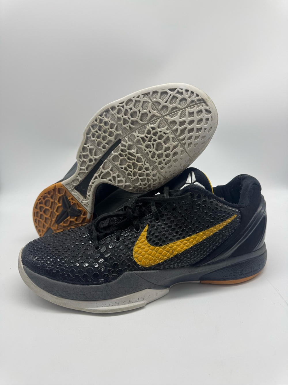 Nike Zoom Kobe VI 6 Black Del Sol 429659 002 Basketball Shoes Men’s 10.5